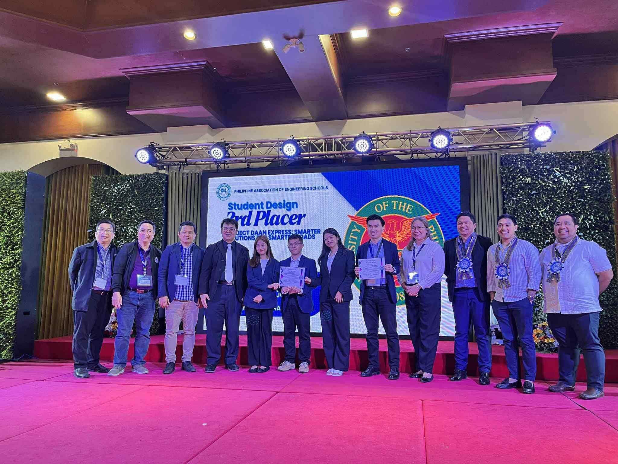 3rd Place, Student Design Competition, Philippine Association of Engineering Schools